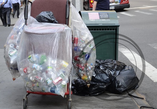 Recogida informal de residuos de envases en Nueva York